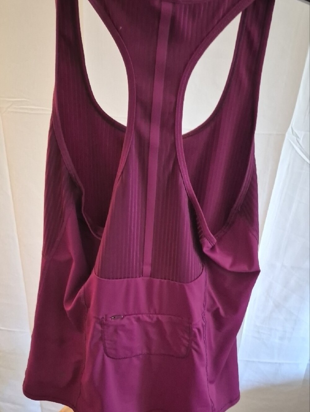 Athleta Plum Ribbed Racerback Tank - Picture 3 of 4